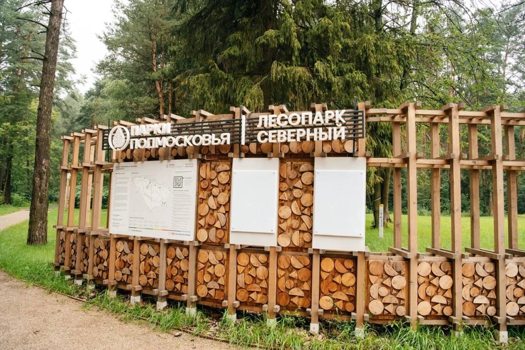 Максим Красноцветов оценил благоустройство лесопарка «Северный» в Пушкино