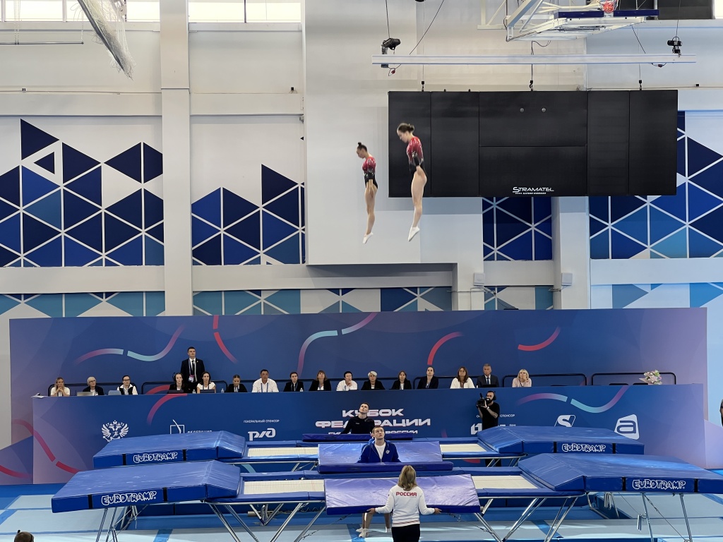 В Москве завершился первый в истории соревнований «Кубок Федерации гимнастики России» по прыжкам на батуте