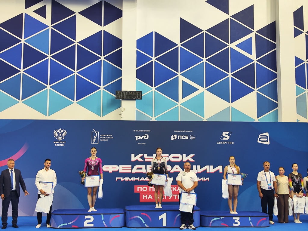 В Москве завершился первый в истории соревнований «Кубок Федерации гимнастики России» по прыжкам на батуте